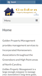 Mobile Screenshot of goldenpropertymgt.com